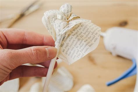 Image result for Book Paper Flower Tutorial