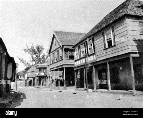 The ancient Capital of Jamaica: old houses in the picturesque Main Street of Port Royal. 29 ...
