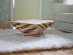 Image result for Wooden Spiral Coffee Table