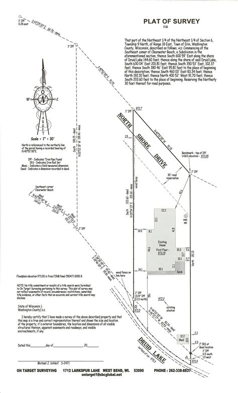 On Target Surveying|land surveying|Washington County|Wisconsin