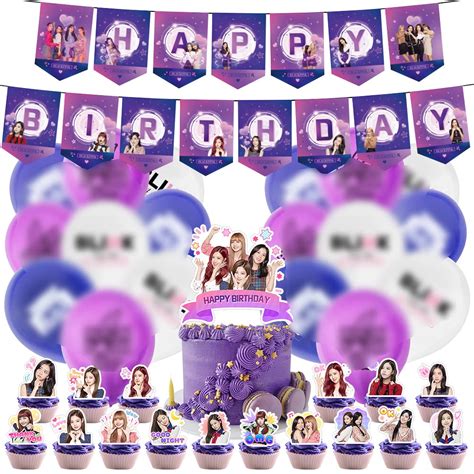 Buy BP Party Decorations Set, Birthday Party Supplies, Blackpink ...