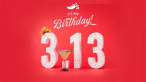 Chili's Celebrates its Birthday on March 13 with $3.13 Presidente ...