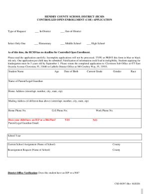 Fillable Online REVISED Blank Controlled Open Enrollment Form.pdf Fax ...