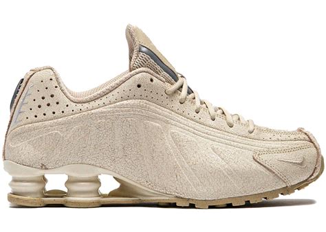 NIKE SHOX R4 NATURAL DISTRESSED LEATHER MEN'S