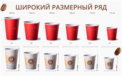 Одноразовые стаканы GoodCup бумажные для кофе и чая 400 мл, 50 штук ...