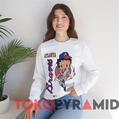 Vintage Betty Boop Atlanta Braves T-shirt - TokoPyramid