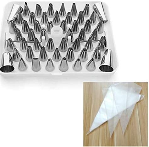 Buy T H Bake Ware Stainless Steel 24 Nozzle Piping Set for Cake ...