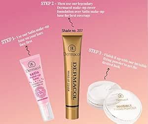 Buy Dermacol Combo Make-up Cover Foundation-207|Invisible Fixing Powder ...