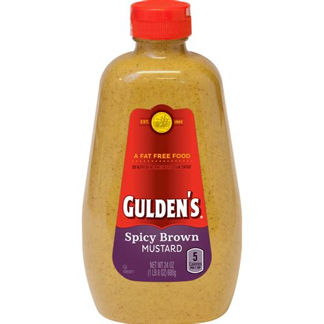 Gulden's Spicy Brown Mustard, 24 oz. - Walmart.com