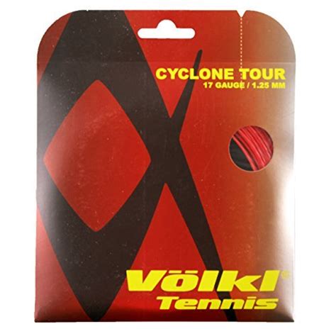 Buy Volkl Cyclone Tour 17G/1. 25MM Red Tennis String Online at Low ...