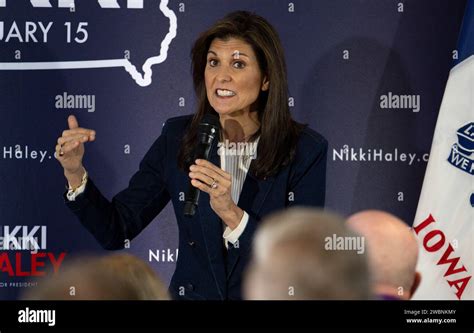 Nikki Haley speaks at a rally in�Aiken, South Carolina, on February 5, 2024.