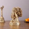 Buy Pure Brass Baal Gopal Krishna Playing Flute Under Tree with Peacock ...