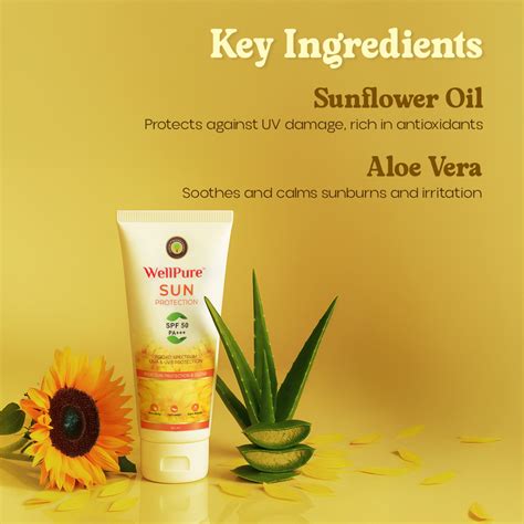 Sunscreen SPF 50 Cream for Daily Sun Protection & Radiance | WellPure