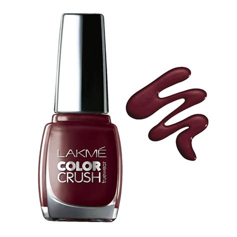 Buy Lakmé True Wear Color Crush Nail Color, Reds 33, 9ml Online at Low ...