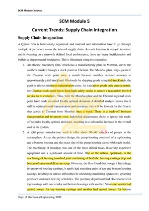 SCM Mod3@Az Documents - MODULE 3: Warehouse Management Warehouses or ...
