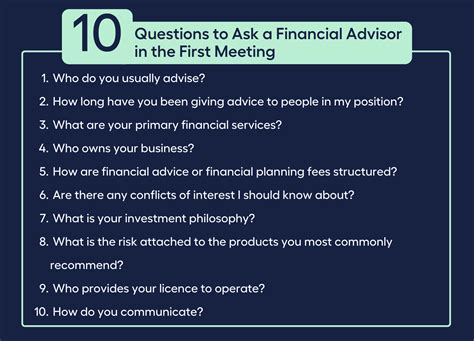 10 Questions to Ask a Financial Advisor in the First Meeting - My Money ...