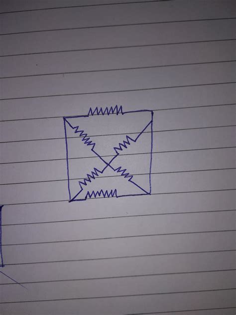 Each resistor is of 10ohms. Find equivalent resistance - Brainly.in