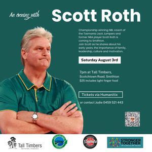 An evening with Scott Roth , Tall Timbers Tasmania, Smithton, 3 August ...
