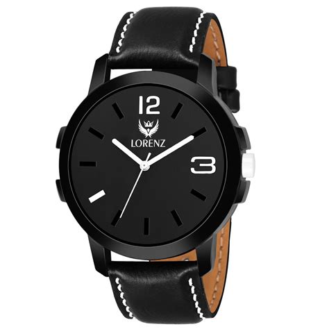 Sharp Style, Timeless Value: Lorenz Black Dial Watch & Wallet Set ...
