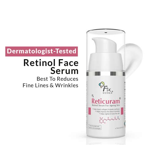 Buy Fixderma 0.05% Pure Retinol Reticuram Face Serum For Anti Aging ...