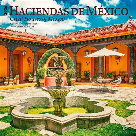 Haciendas de Mexico | Great Houses of Mexico | 2026 12 x 24 Inch ...