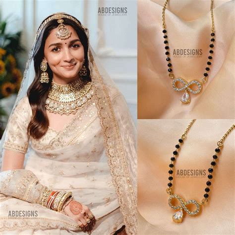 Alia Bhatt Wedding Inspired Infinity Mangalsutra – Abdesignsjewellery