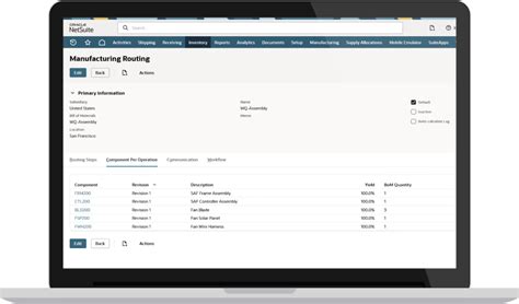NetSuite Work Order Management System | NetSuite