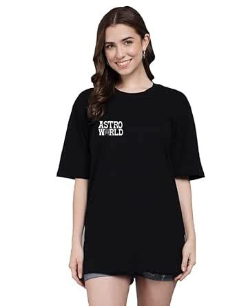 Buy Fit-in Trends Women Pure Cotton Casual Printed Baggy Oversized ...