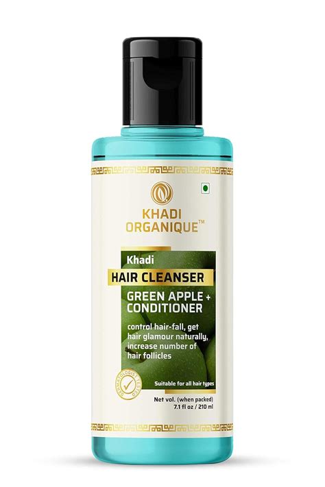 Buy Khadi Organique Natural Green Apple Hair Cleanser and Conditioner ...
