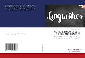 KA: RMIK LINGUISTICS IN THEORY AND PRACTICE : Pratap Kumar Dash: Amazon ...