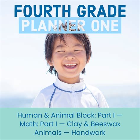 Fourth Grade Planner One: Human Being & Animal Block: Part I - Fourth ...