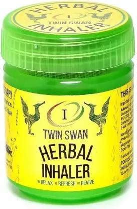 Twin Swan Traditional Thai Moderate Strong Herbal Inhalent Inhaler ...