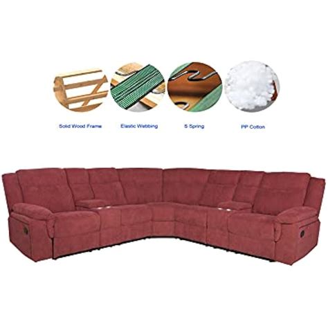 Symmetrical Reclining Corner Sectional Couch-This India | Ubuy