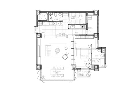 苏州130平现代简约风格三居室公寓装修图纸-住宅装修-筑龙室内设计论坛