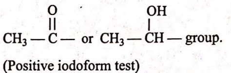 A compound has vapour density 29 . On warming with a solution of iodine ...