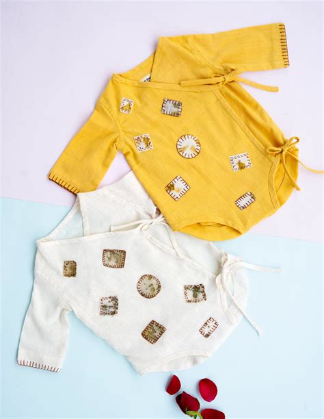 Sunny Patch Organic Handwoven Cotton Baby Onesie | Patchwork Combo Gif ...