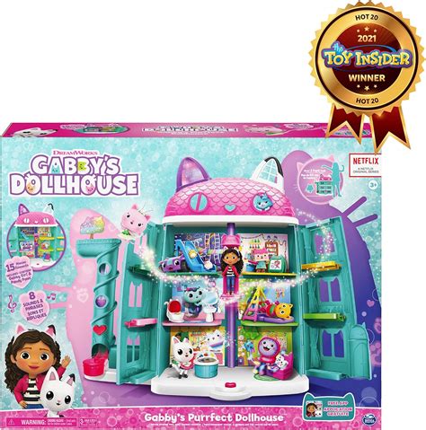 DREAMWORKS GABBY'S DOLLHOUSE Gabby's Dollhouse 15-Piece Purrfect ...