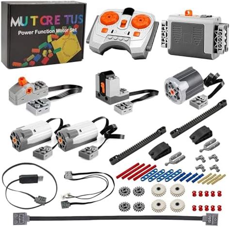 Buy Mutcretus 54PCS Power Function Set, Remote Control & Battery Pack ...
