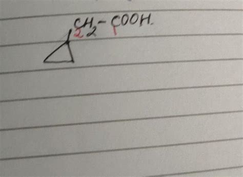 what is the iupac name of the given cyclopropane - Brainly.in