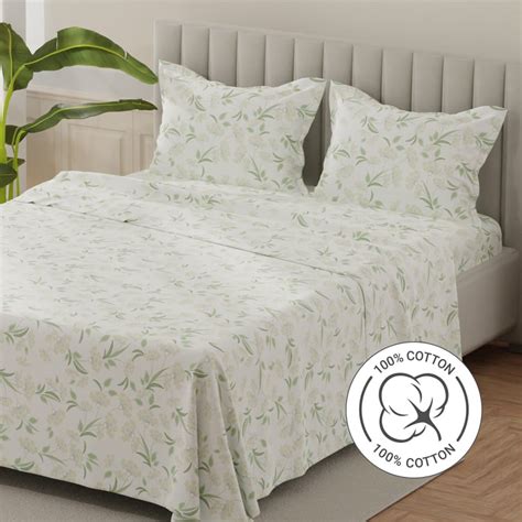 Buy LAYERS Lumina Floret Cotton 140TC Floral Print 3Pcs Super King ...