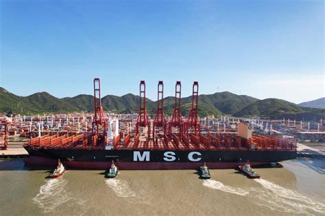 “2万箱”船在宁波舟山港的挂靠已成常态