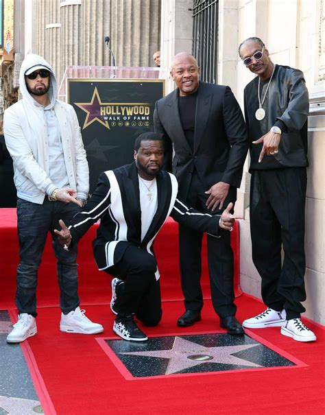 Eminem, 50 Cent and Snoop Dogg Honor Dr. Dre at Walk of Fame Ceremony