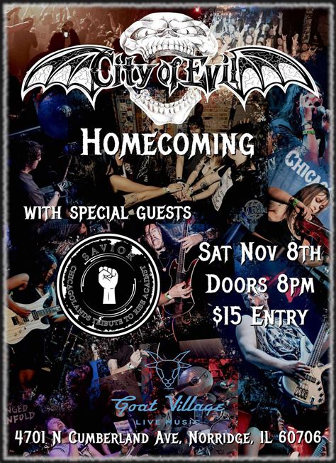 City of Evil (A7X Tribute) & Savior (Rise Against Tribute) @ Goat ...