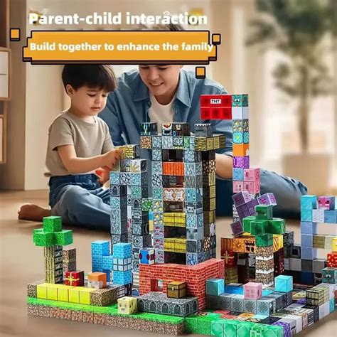 Minekraft Magnetic Building Blocks