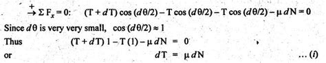 belt tensions - Friction in Machine Elements - Theory of Machines