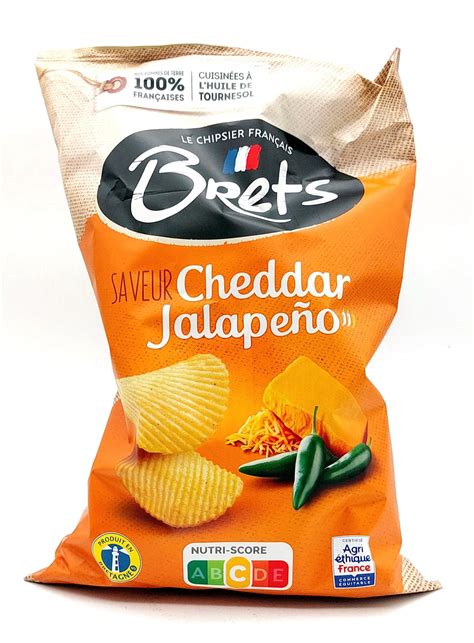 CRISPS BRETS CHEDDAR AND JALAPENO 125G - Great Grog