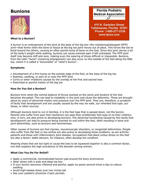 What is a bunion? | PDF