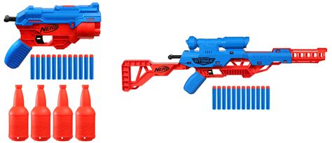 Nerf Alpha Strike Wolf LR-1 Blaster with Targeting Scope,12 Official ...