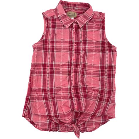 Roebuck & Co. Girl’s Pink Plaid Shirt / Various Sizes – CanadaWide ...