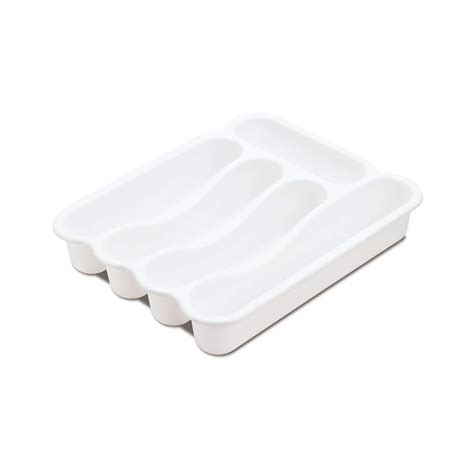Sterilite 15748006 5 Compartment Cutlery Tray, White, 6-Pack : Amazon ...